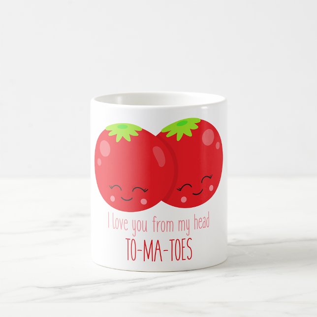 Mug Je T'Aime De Ma Tête Tomates (Créateur téléchargé)