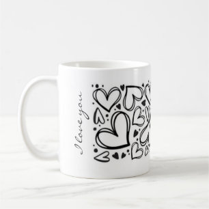 Mug Je t'aime design coeur
