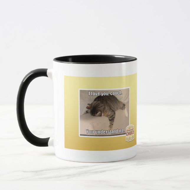 Mug Je t'aime, divan (Gauche)