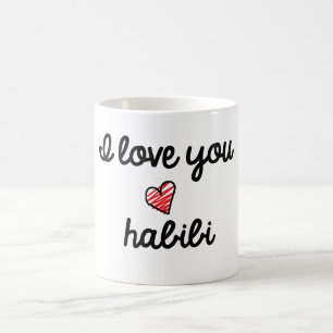 Mug Je t'aime habibi