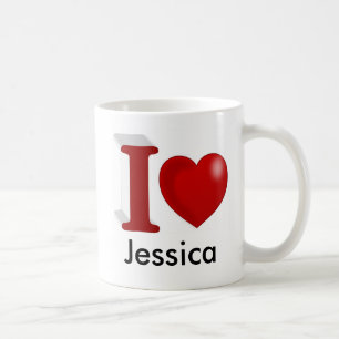 Mug Je t'aime Jour des Valentines personnalisées
