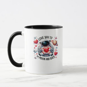 Mug Je t'aime jusqu'à la lune et retour Mignon Astrona