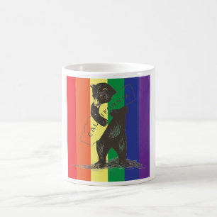 Mug Je t'aime la Californie--Arc-en-ciel