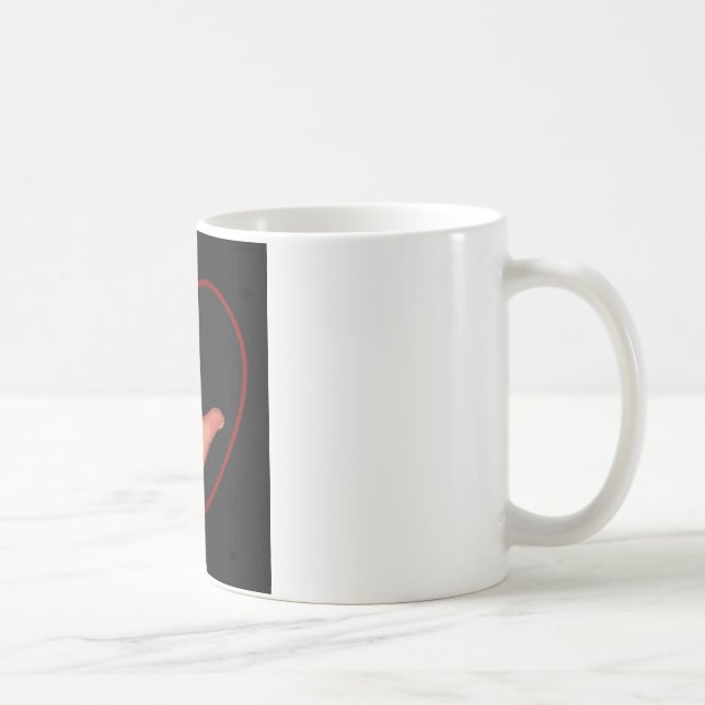 MUG JE T'AIME LANGUE DES SIGNES SUR LE NOIR (Droite)