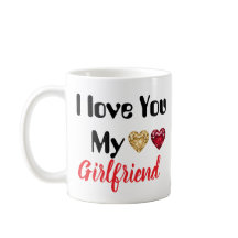 Je t'aime ma petite amie Cadeau mignon romantique
