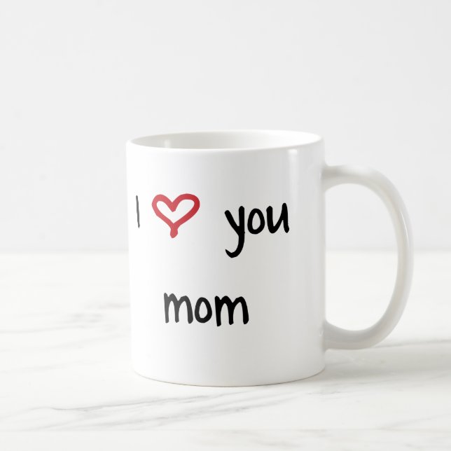 Mug Je t'aime, maman (Droite)