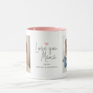 Mug "Je t'aime Maman" moderne 2-Photo