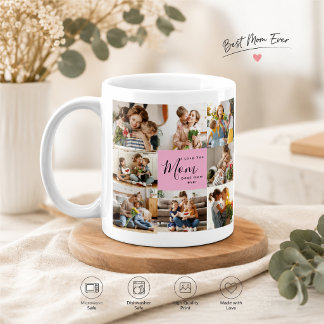 Mug je t'aime maman pour la fête des mères