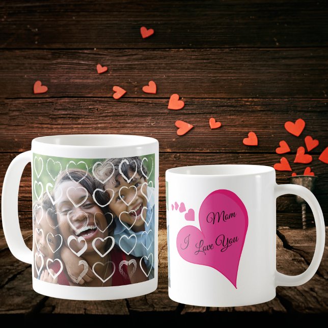 Mug Je t'aime Maman Valentines cadeau (Créateur téléchargé)