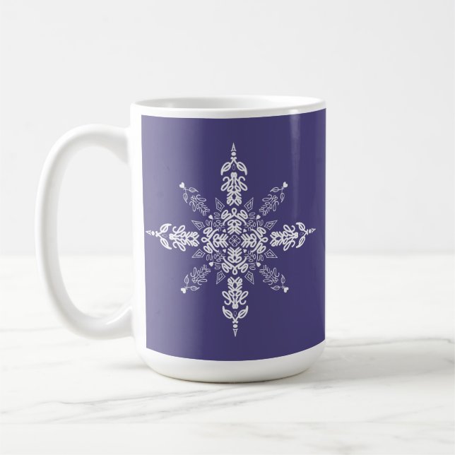 Mug Je t'aime. Mot masqué (Gauche)