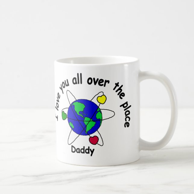 Mug Je t'aime PAPA ! (Droite)