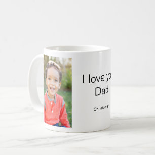 Mug Je t'aime papa Photo