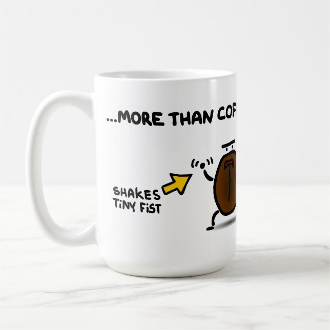 Mug "Je t'aime plus que le café " (Gauche)