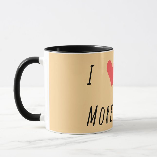 Mug Je t'aime plus que le sushi (Gauche)