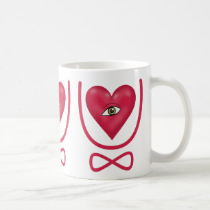 Mug Je t'aime pour toujours Œil cœur U éternité