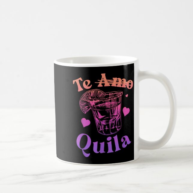 Mug Je t'aime quila shot de liqueur alcool boisson de  (Droite)