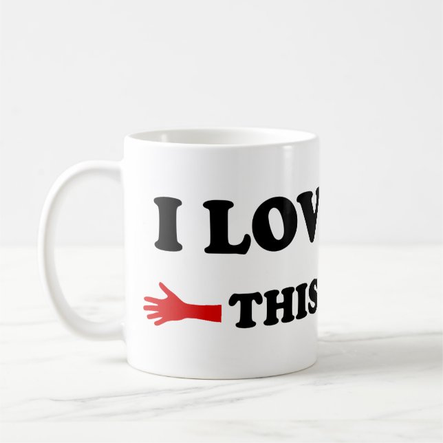 Mug Je t'aime tant les bras ouverts (Gauche)