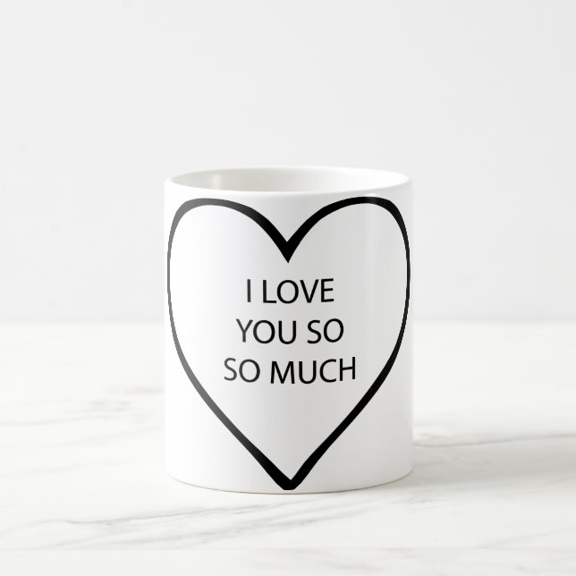 Mug Je t'aime tellement tellement (Centre)