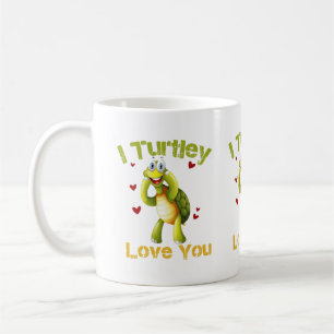 Mug Je T'aime Tortue Mignonne Jeu de Mots