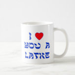 Mug Je t'aime un Latke<br><div class="desc">Grand cadeau de Chanukah pour dire à quelqu'un combien vous les aimez avec un jeu de mots avec le Latke !</div>