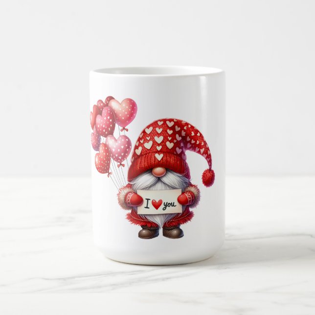 Mug Je t'aime Valentine's Day Gnome (Centre)