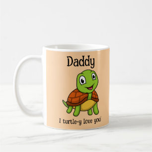 Mug Je T'aime Vraiment Papa ! Tortue Mignonne pour la