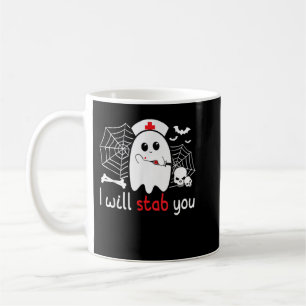 Mug Je Te Te Te Te Te Fantôme Infirmière Drôle Hallowe