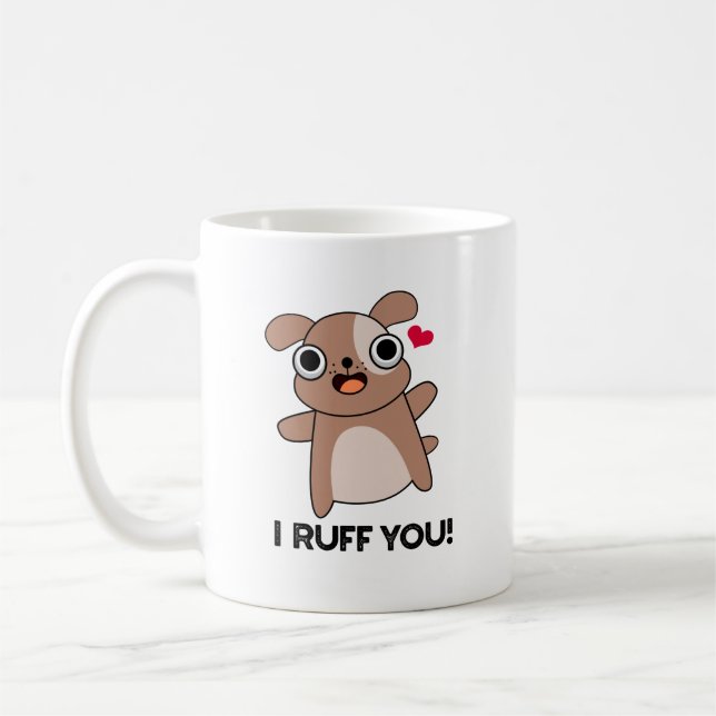 Mug Je T'Emmerde Drôle Chien Pun (Gauche)