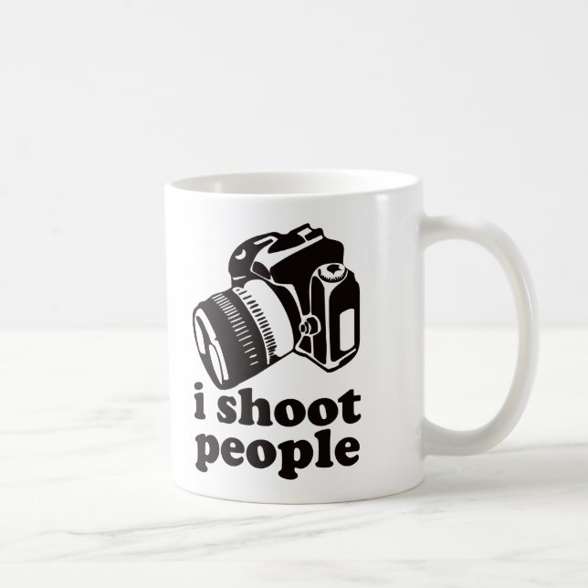Mug Je tire des personnes ! (Droite)