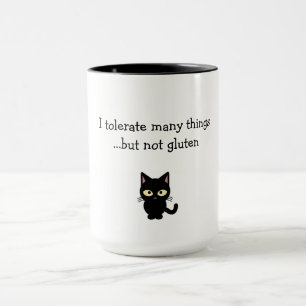 Mug "Je tolère beaucoup de choses...mais pas de gluten