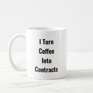 Mug Je Transforme Le Café En Contrats - Musique D'Affa