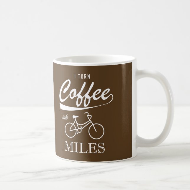 Mug Je Transforme Le Café En Miles (Droite)
