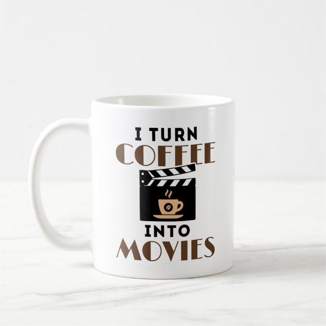 Mug Je transforme le café en scénariste de films (Gauche)