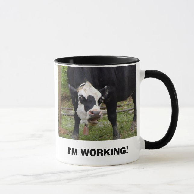 Mug Je TRAVAILLE ! (Droite)