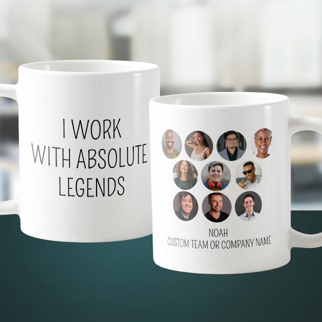 Mug Je Travaille Avec Absolute Legends 10 Photo Office (I Work With Absolute Legends 10 Photo Office Team Coffee Mug
)