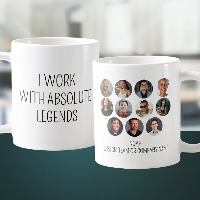 Mug Je Travaille Avec Absolute Legends 11 Photo Office (I Work With Absolute Legends 11 Photo Office Team Coffee Mug
)