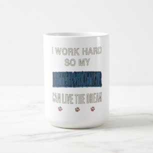 Mug Je Travaille Dur Pour Que Mon British Shorthair Pu