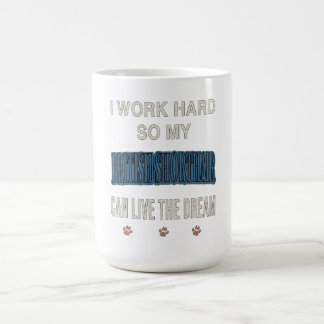 Mug Je Travaille Dur Pour Que Mon British Shorthair Pu