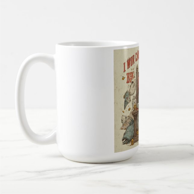 Mug Je Travaille Dur Pour Que Mon Chat Ait Cette Vie (Gauche)