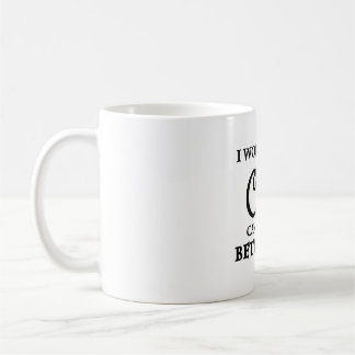 Mug Je travaille dur pour que mon chat puisse avoir un