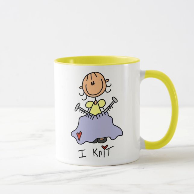 Mug Je tricote (Droite)