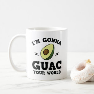 Mug Je vais à Guac votre avocat drôle de guacamole du