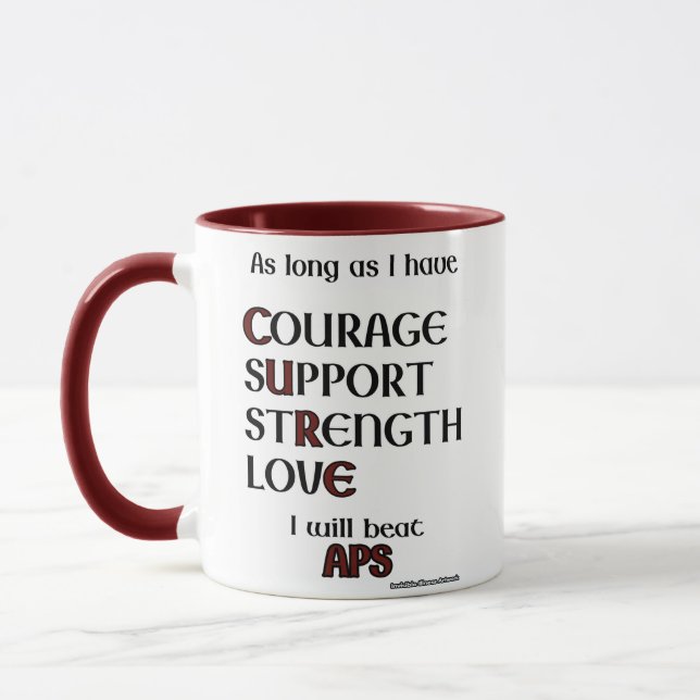Mug Je Vais Battre...APS (Gauche)