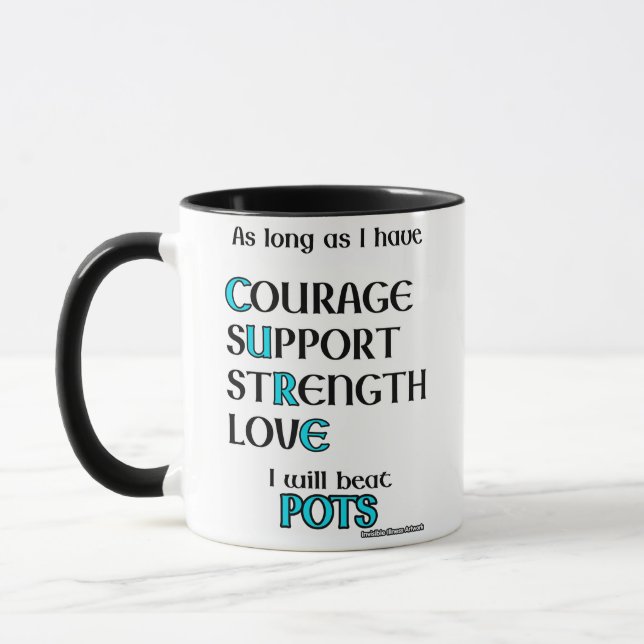 Mug Je vais battre...POTS (Gauche)