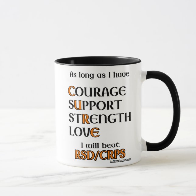 Mug Je vais battre...RSD/CRPS (Droite)