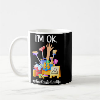 Mug Je vais bien Concierge de l'école de la vie Concie