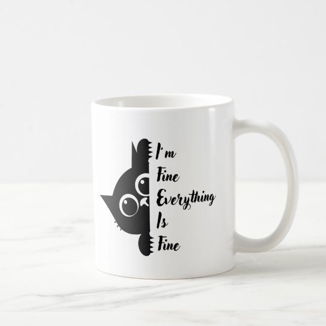 Mug Je vais bien, tout va bien (Droite)