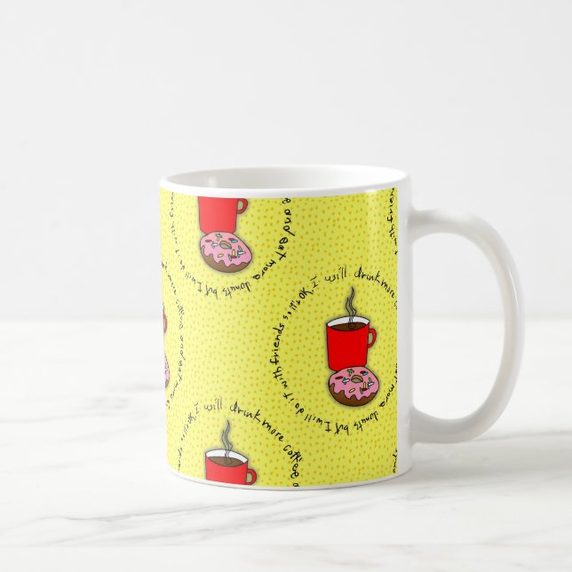 Mug Je vais boire plus de café (Droite)