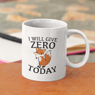 Mug Je Vais Donner Zero Fox Aujourd'Hui