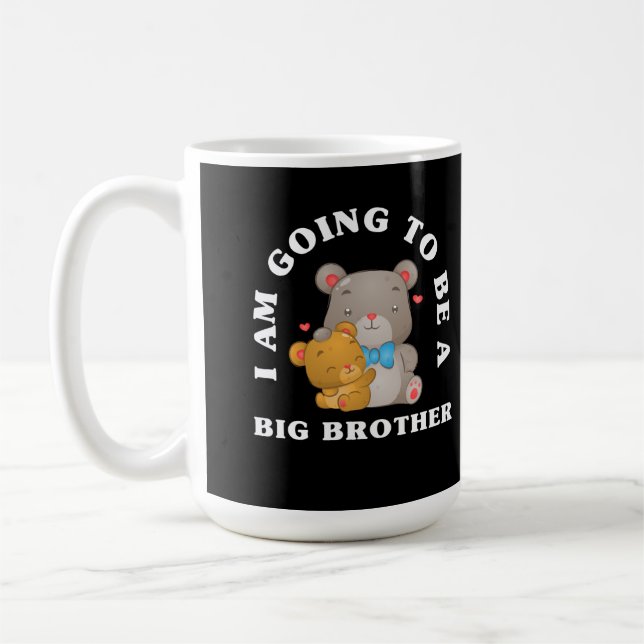 Mug Je vais être un grand frère ours (Gauche)